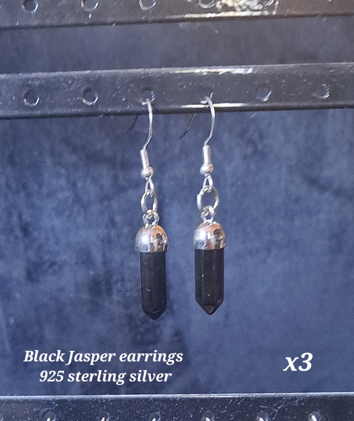 Black Jasper Earrings