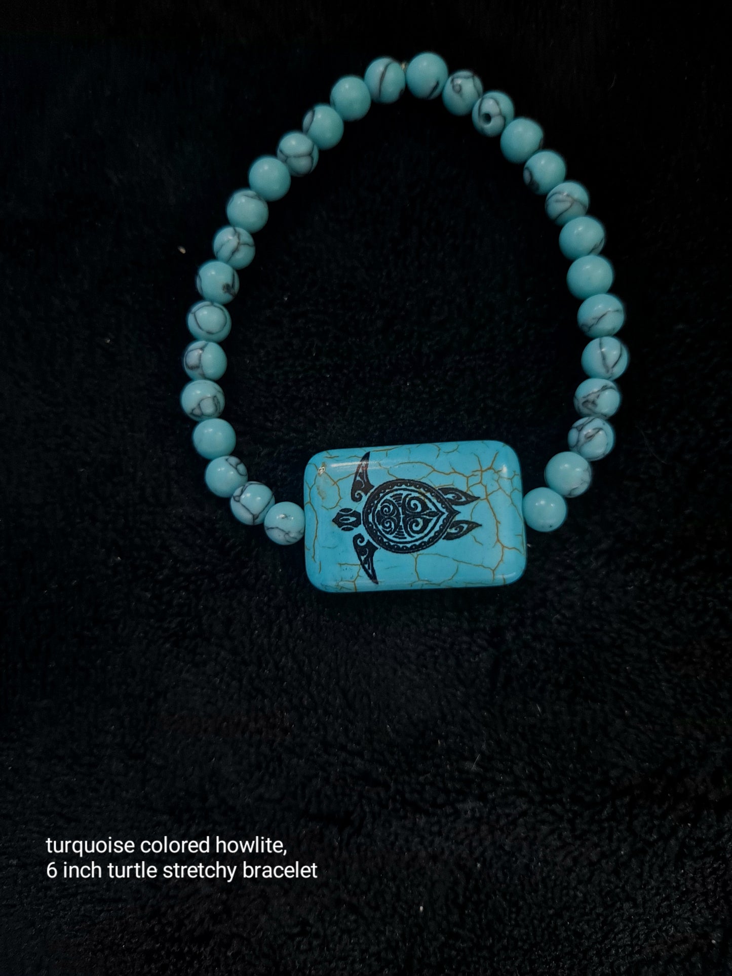 Blue Howlite Sea Turtle