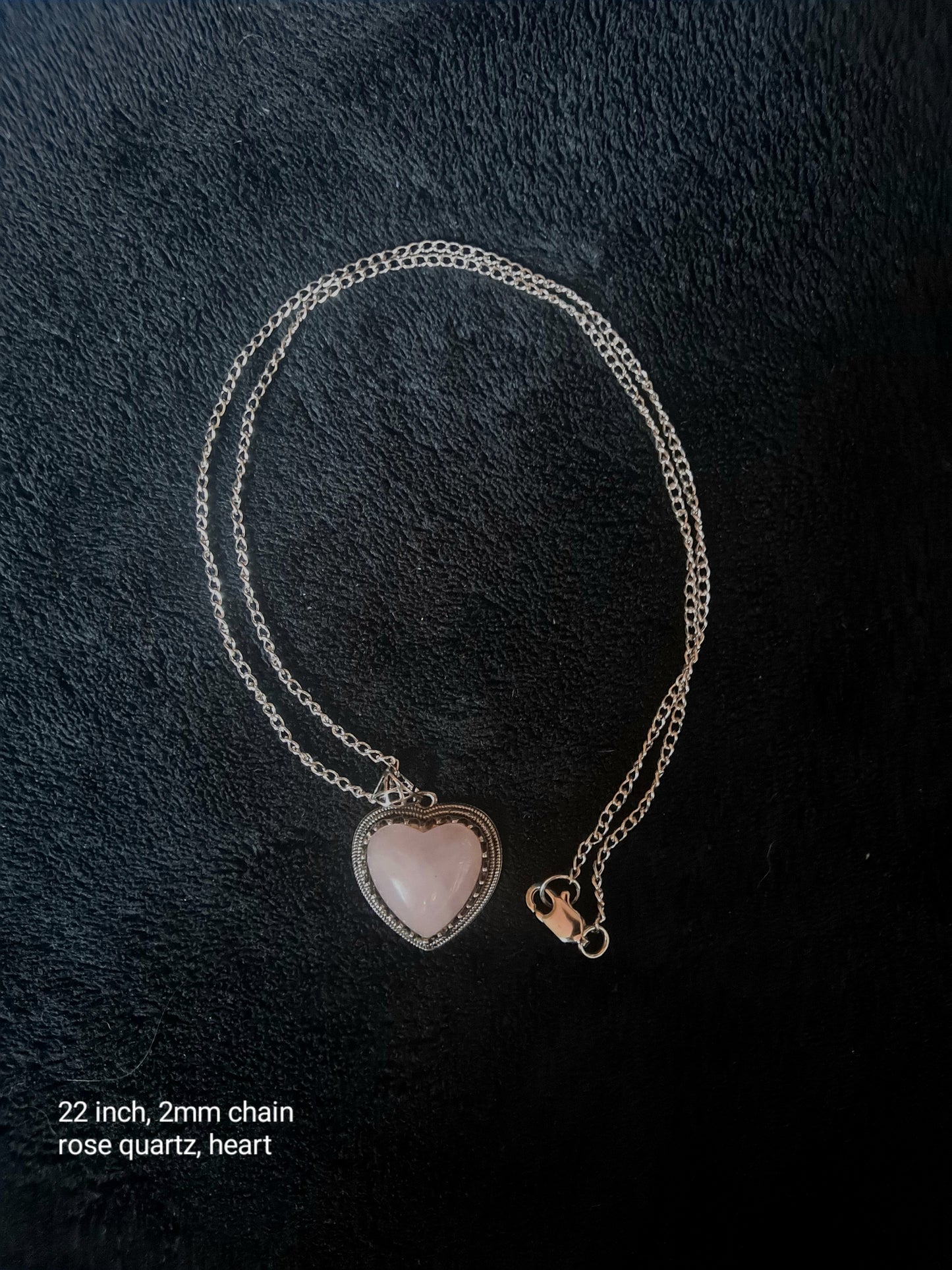 Rose Quartz Heart
